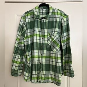 Oversized Vintage-Feel Flannel
